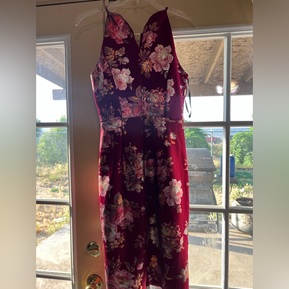 Small v cut dress